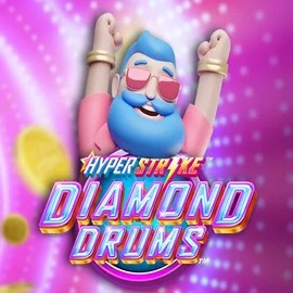 Hyper Strike Diamond Drums logo by Gameburger Studios at Winplace Casino